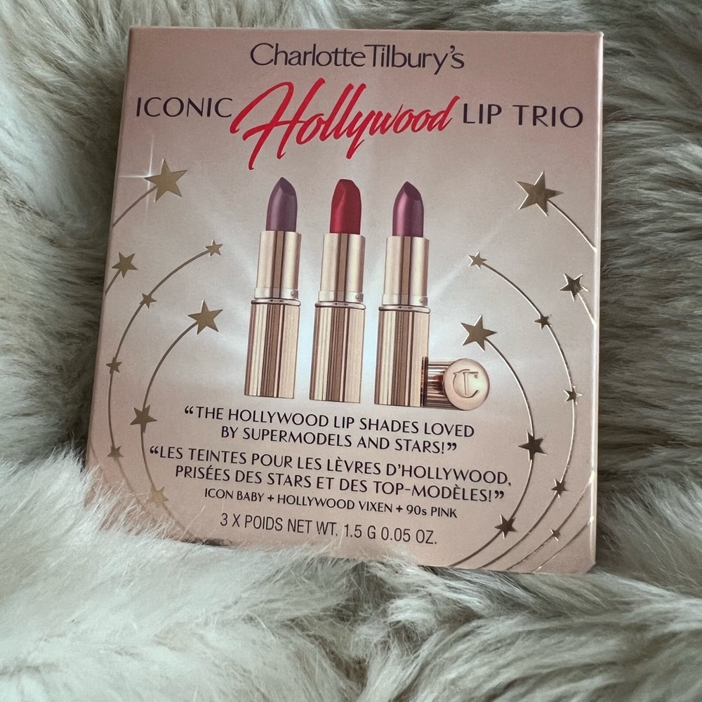 Charlotte Tilbury Iconic Hollywood Lip Trio Set $32